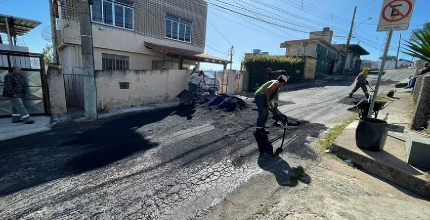 Em quatro dias, operação tapa-buracos da PJF atende mais de 30 vias na cidade