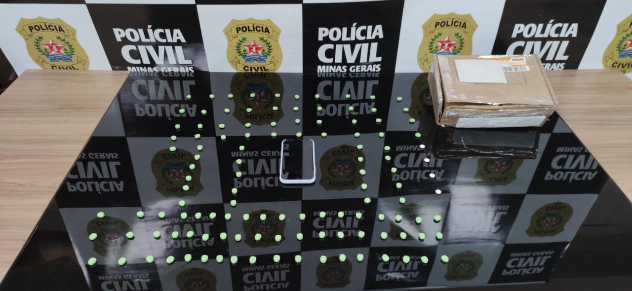 Polícia Civil apreende 116 comprimidos de ecstasy em Viçosa