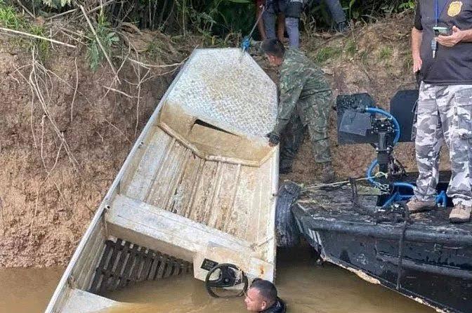 Veja onde estava escondido barco de jornalista e indigenista