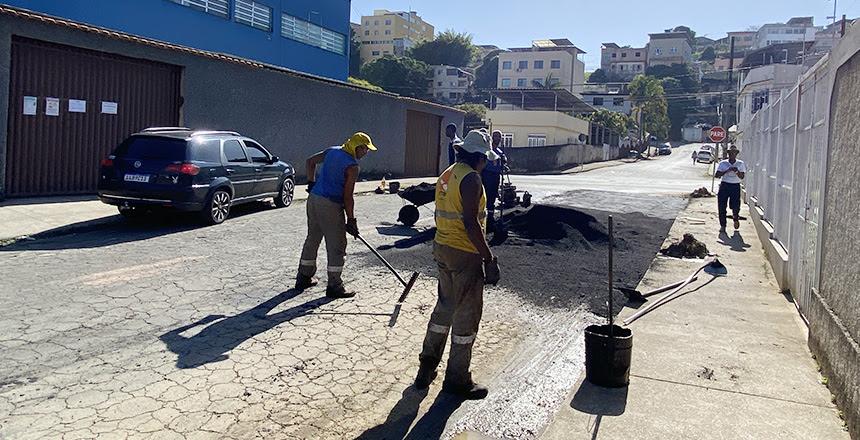 Em quatro dias, operação tapa-buracos da PJF realiza mais de 600 recomposições