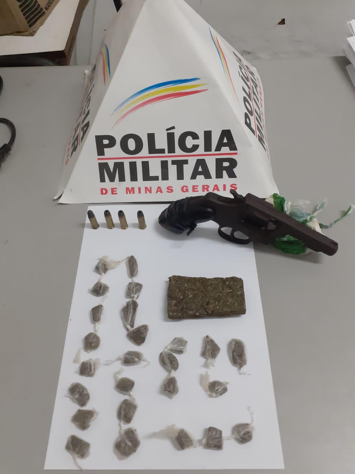Homem é preso por tráfico de drogas e porte ilegal de arma na cidade de Guarani