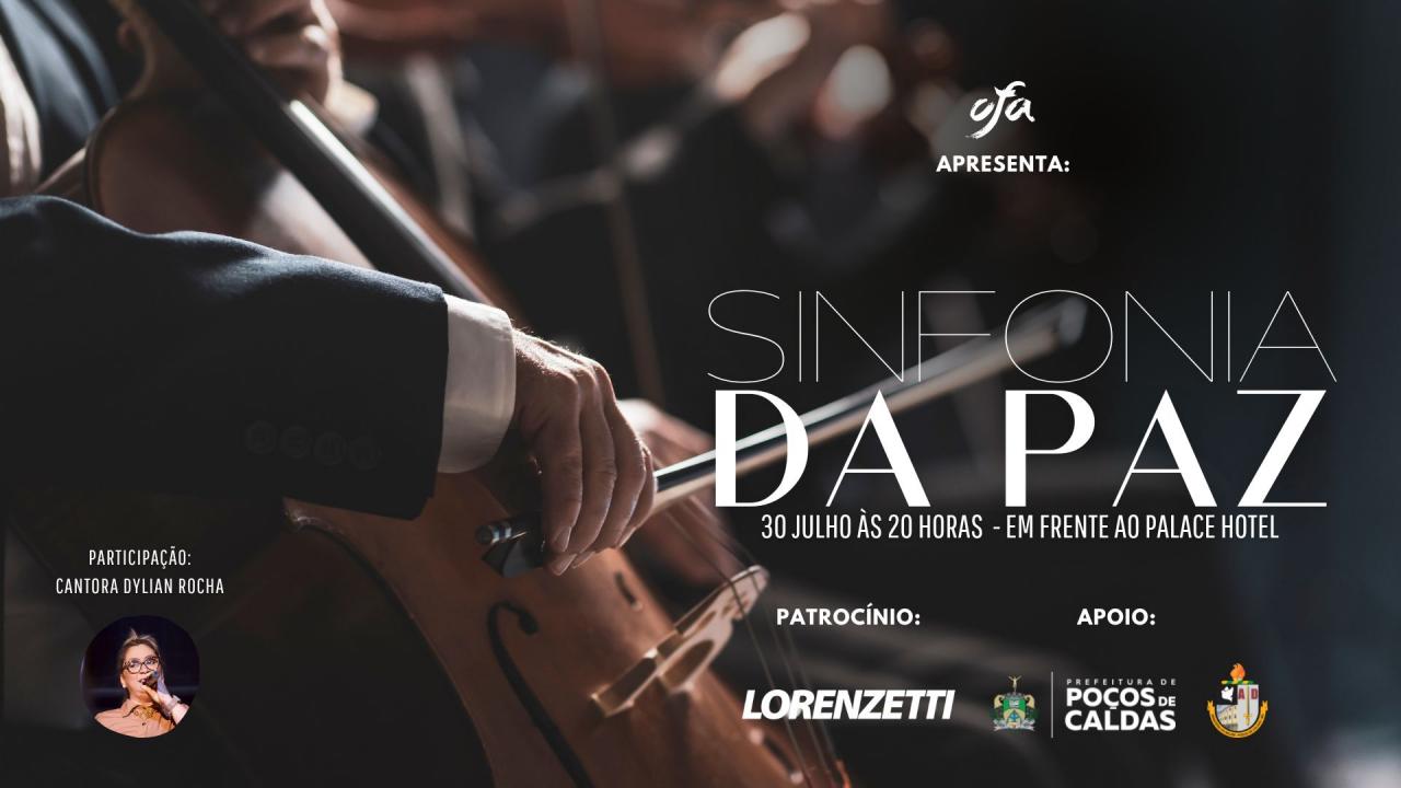 Lorenzetti patrocina o espetáculo Sinfonia da Paz em Poços de Caldas