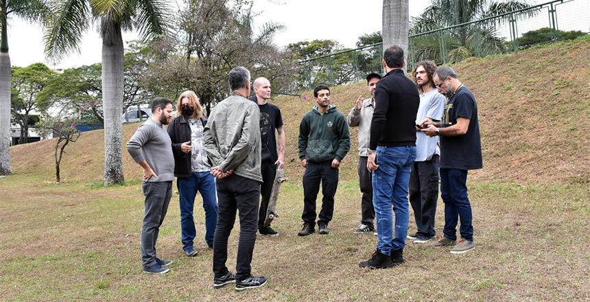 PJF, AJS e Estrela Urbanidade visitam local onde será construída nova pista de skate
