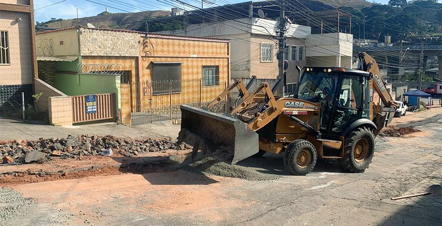 PJF inicia obra de remodelação de 440 metros de redes de água no Bairro Santa Teresa