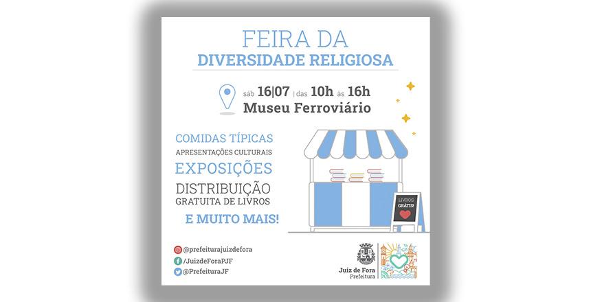 Prefeitura de JF realiza Feira da Diversidade Religiosa neste sábado, 16