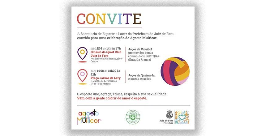 PJF promove jogos de voleibol e queimada neste fim de semana