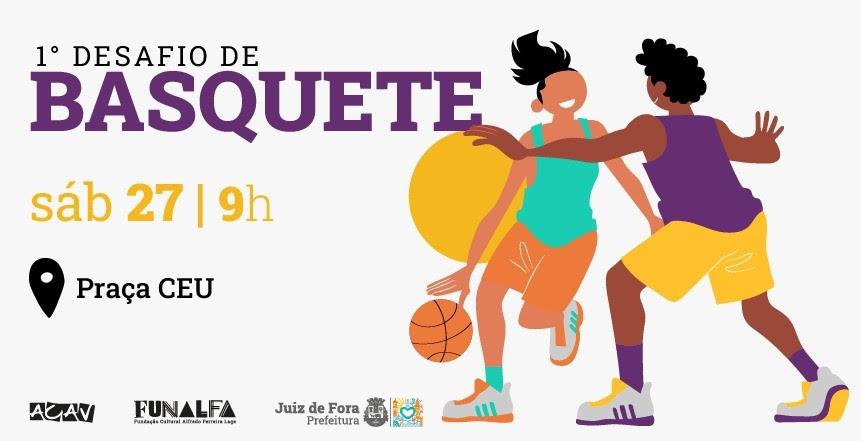 Praça CEU promove quadrangular de basquete no sábado, 27