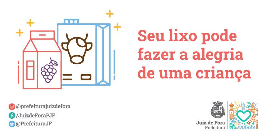 Prefeitura arrecada caixas de leite e suco vazias para produção de brinquedos