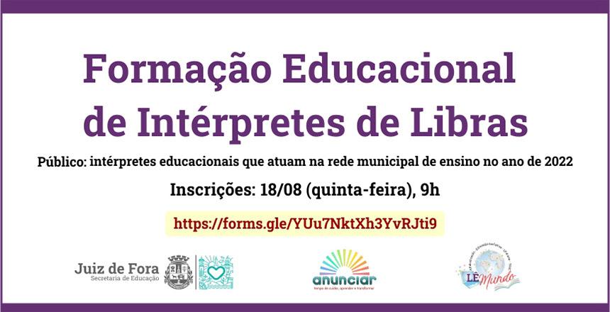 Prefeitura realiza curso para intérpretes de Libras que atuam na rede municipal de ensino