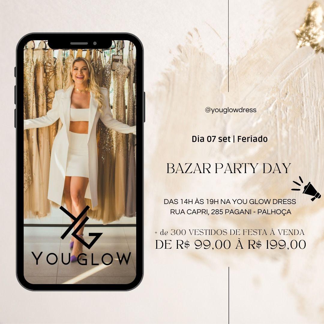 BAZAR PARTY DAY YOU GLOW DRESS