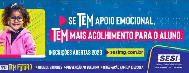 Escolas SESI MG estão com inscrições abertas para o ano letivo de 2023