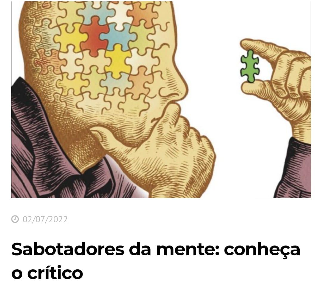 Sabotadores da mente: conheça o crítico