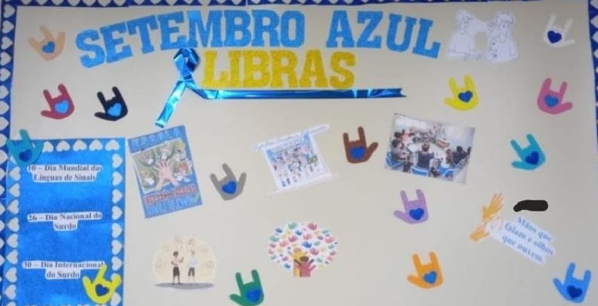 E.M Dr Cássio Vieira Marques promove campanha em comemoração ao mês de visibilidade da Comunidade Surda