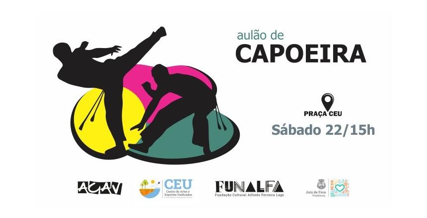 Praça CEU terá nova edição da roda e aulão de capoeira no sábado, 22