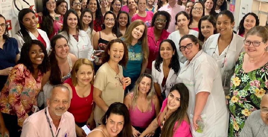 Outubro Rosa é encerrado com ação para servidores da Vigilância em Saúde