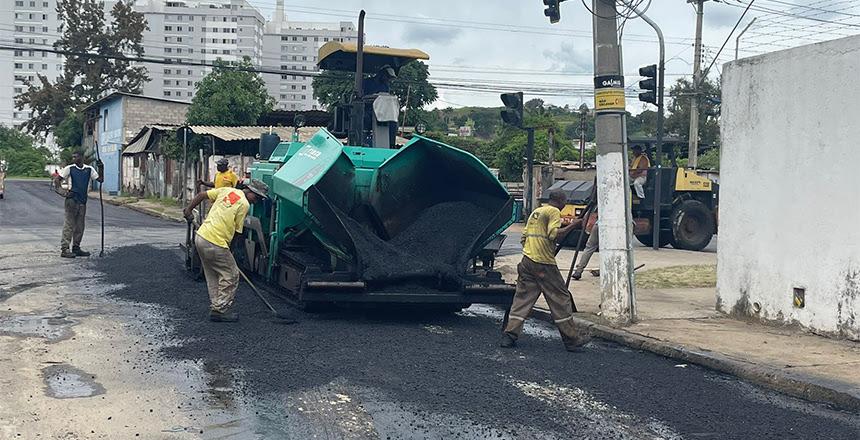 PJF entra na reta final da pavimentação de mais uma via