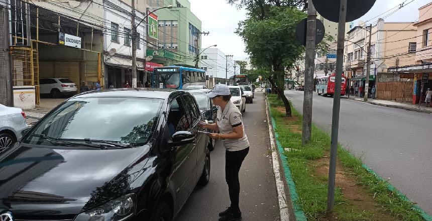 Campanha Boas Festas: SMU realiza blitz educativa no Centro