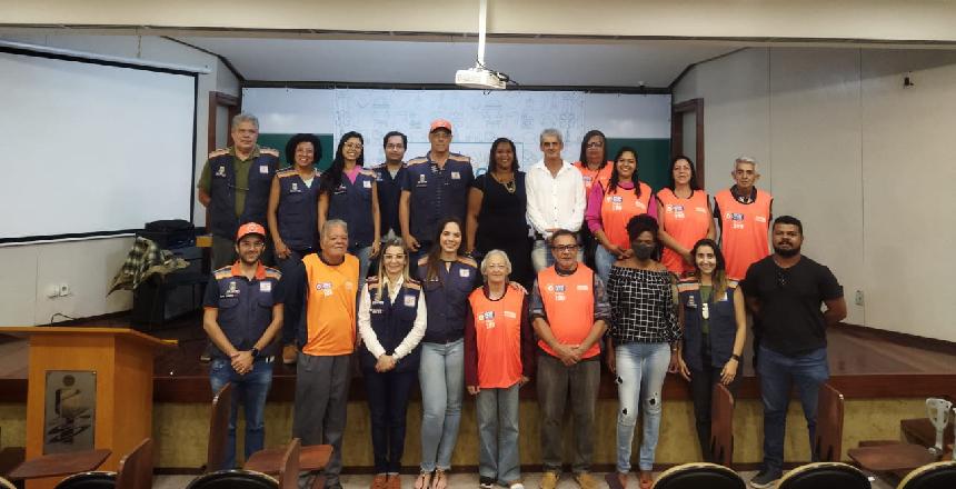 Defesa Civil realiza roda de conversa com voluntários dos Núcleos Comunitários de Proteção e Defesa Civil (Nupdecs)