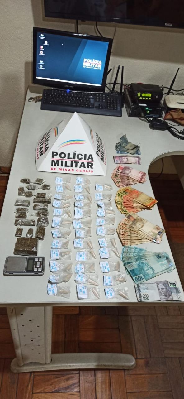 Homem é preso por tráfico de drogas em Andrelândia