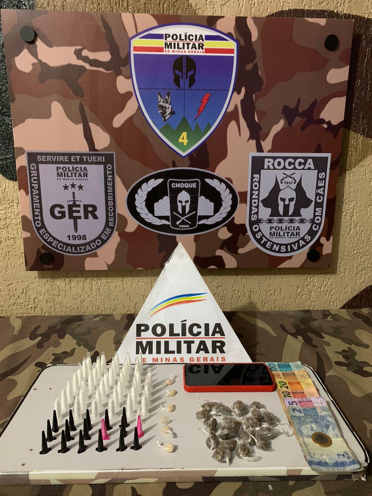 Polícia Militar prende suspeito por tráfico de drogas no Jóquei Clube
