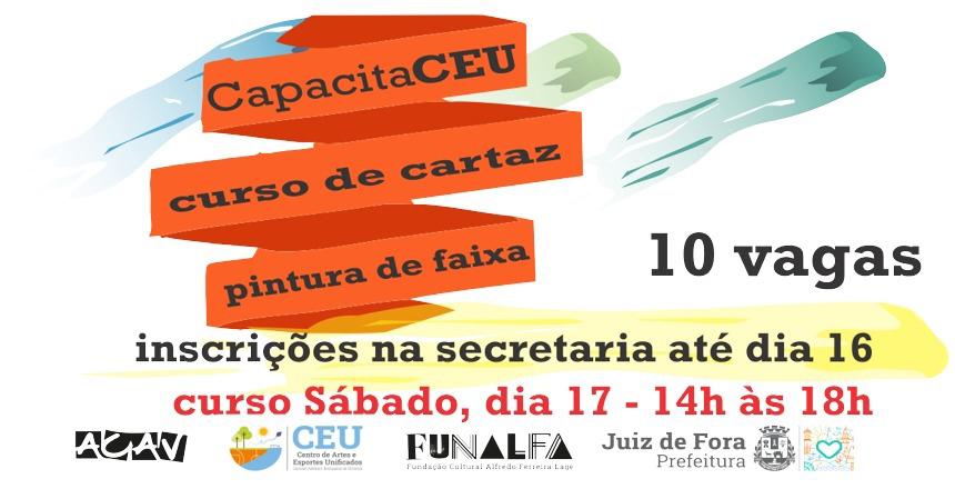 Praça CEU oferece curso gratuito para produção de faixas e cartazes