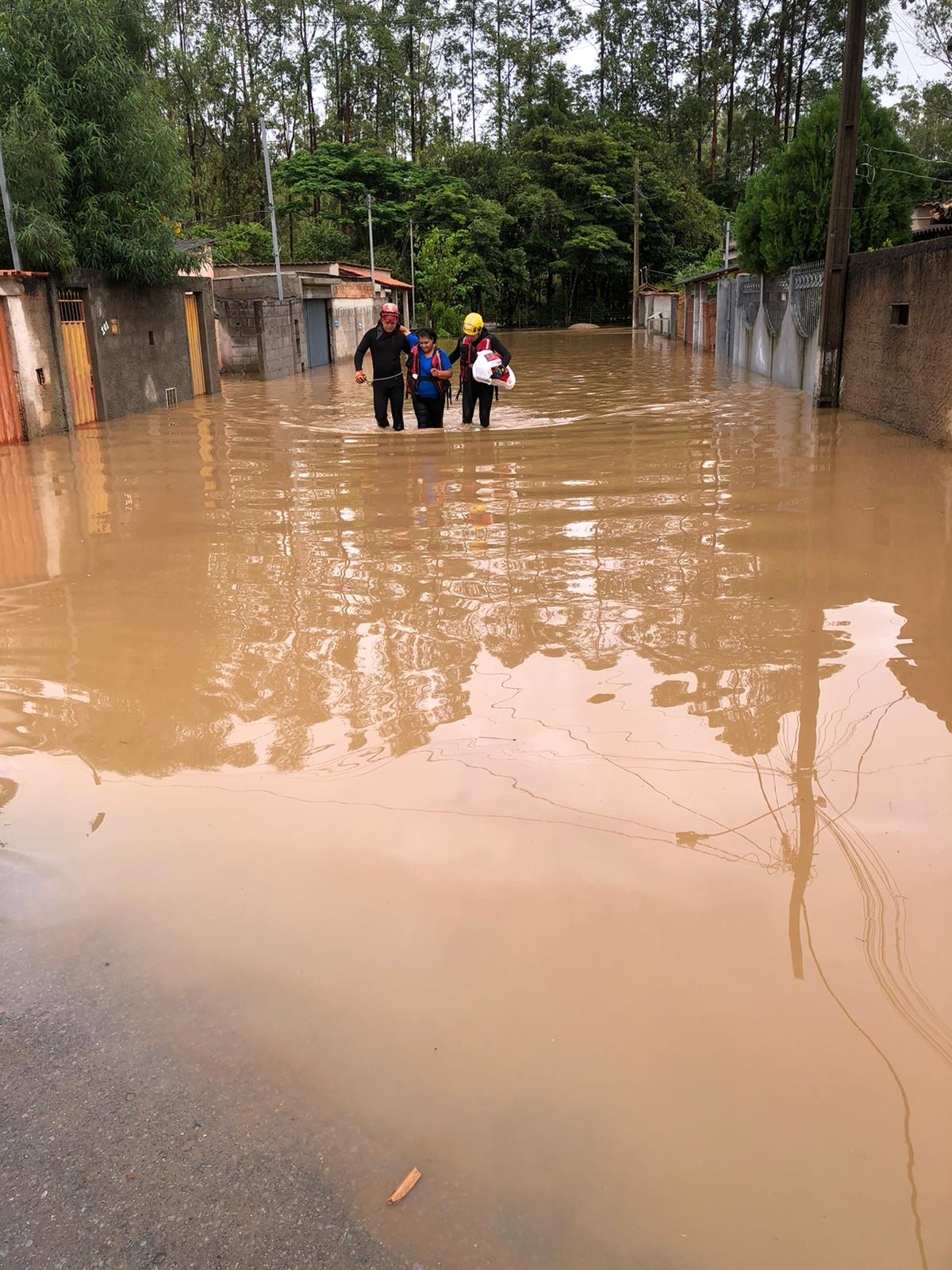 Chuva provoca Alagamento no Município de Alfredo Vasconcelos