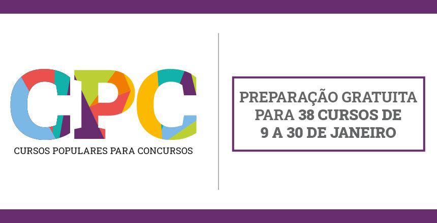 Cursos Populares para Concursos abrem inscrições para 38 turmas gratuitas na segunda, 9