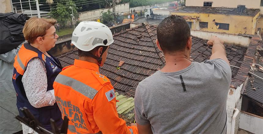Equipes da Prefeitura atuam para mitigar danos de explosão na Rua Alencar Tristão