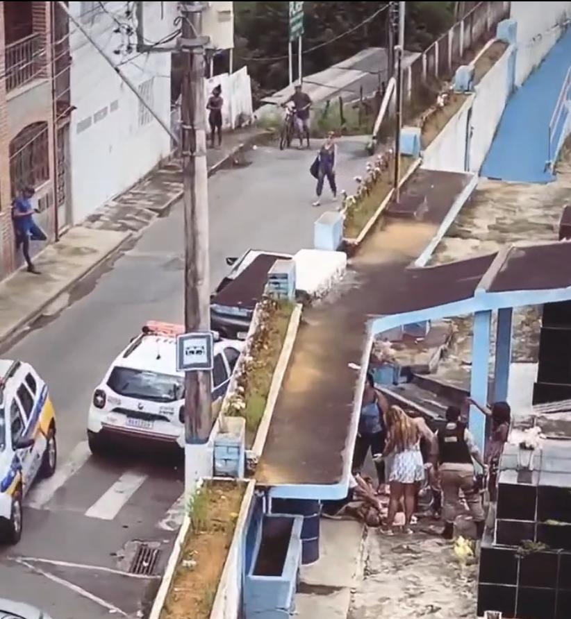 Homem é baleado em Cemitério de Santos Dimont e vai a óbito