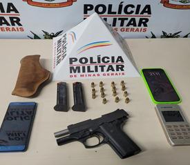 Homem é preso por porte ilegal de arma de fogo em Ouro Branco