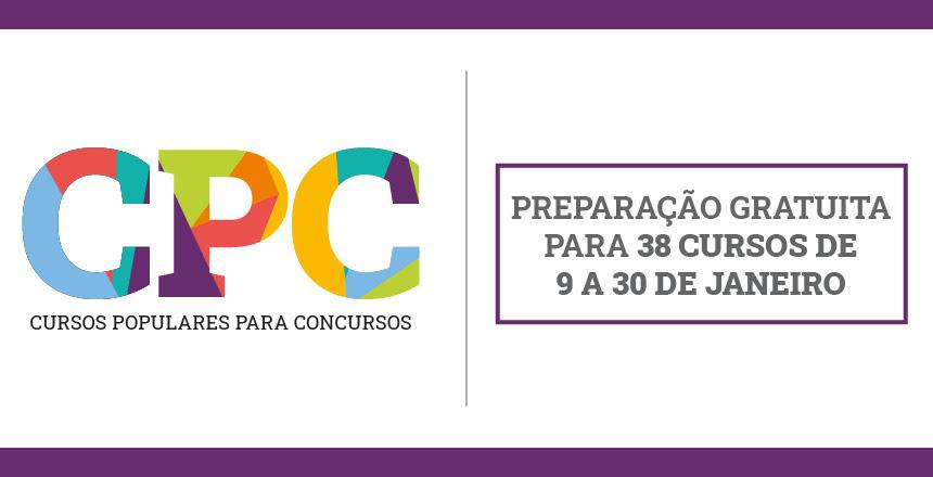 Inscrições para turmas gratuitas do CPC terminam nesta segunda, 30