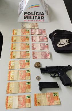Jovem é preso por tráfico de drogas em Tiradentes
