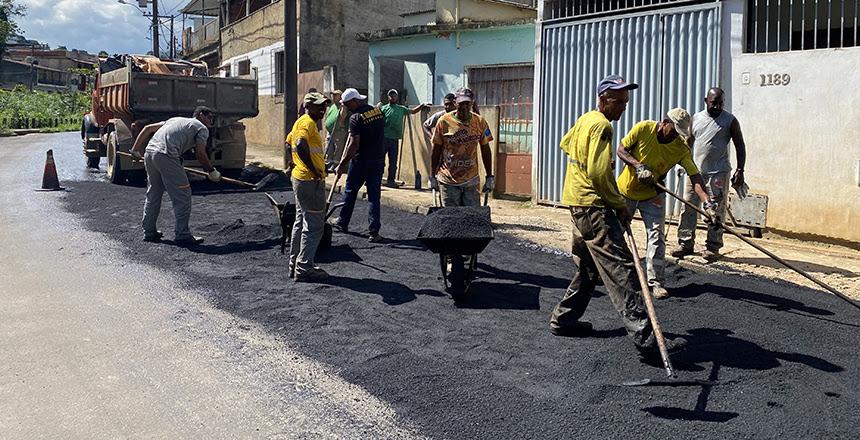 PJF atende 30 bairros com a operação tapa-buracos em uma semana
