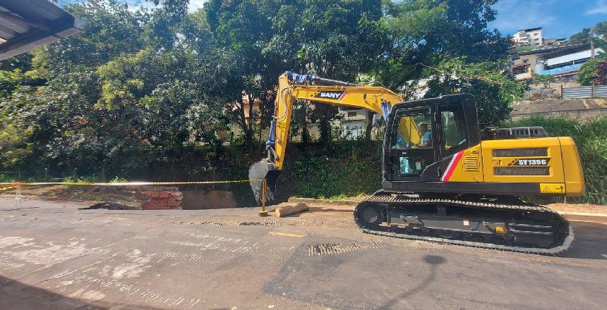 Prefeitura inicia reparos na Avenida Santa Luzia nesta segunda-feira, 30