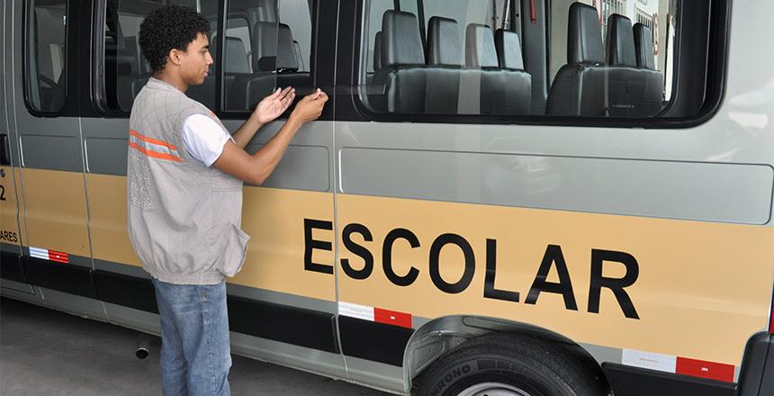 Vistoria em vans escolares começa na segunda-feira, 23