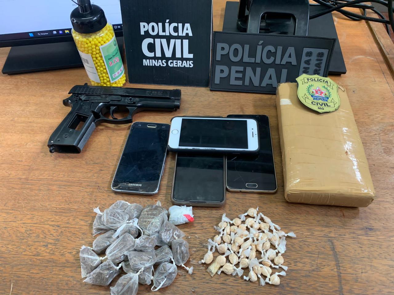 Ação integrada resulta na prisão de homem suspeito de tráfico de drogas em Eugenópolis
