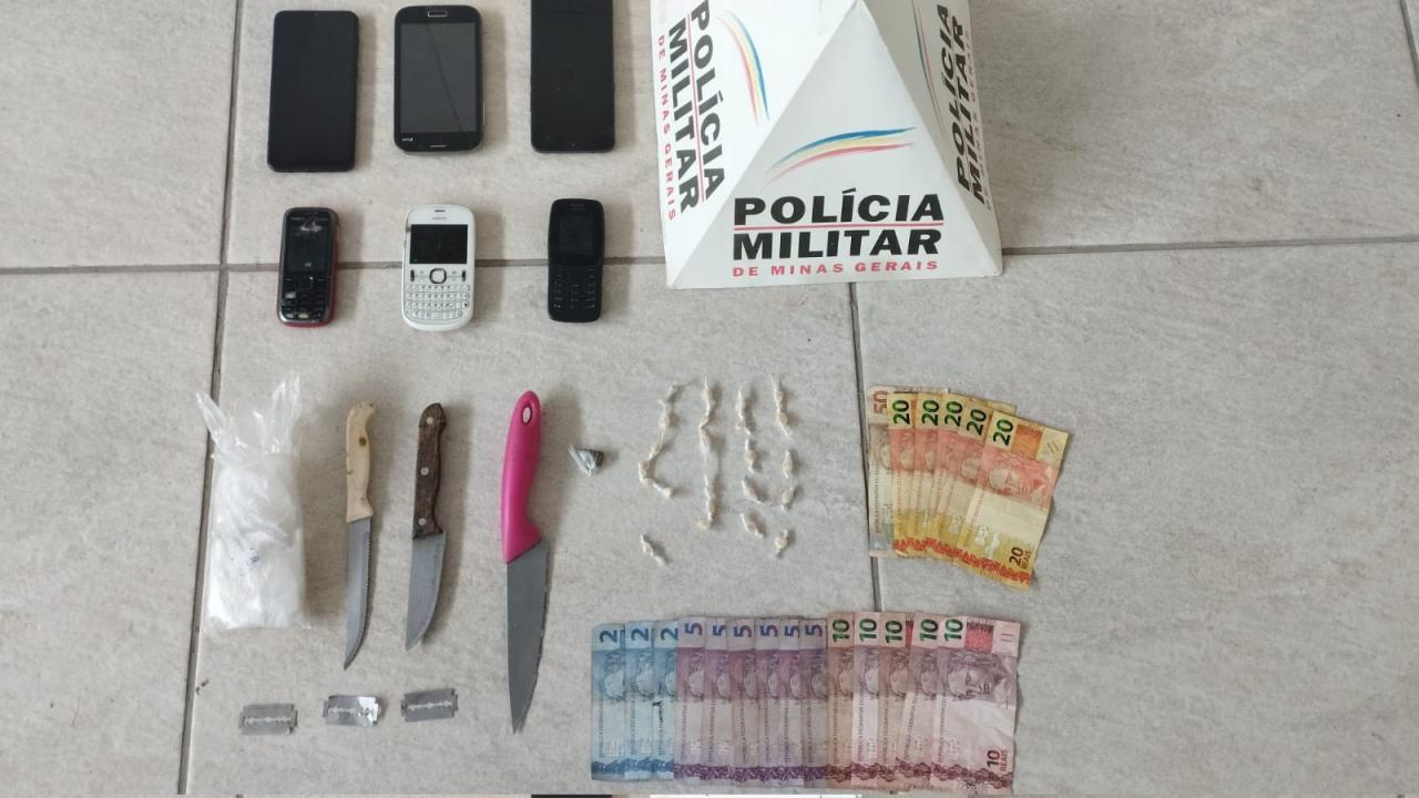 Casal é preso por tráfico de drogas em Barbacena