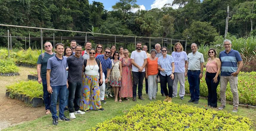 Coordenação do Programa Boniteza visita as instalações do Horto Florestal