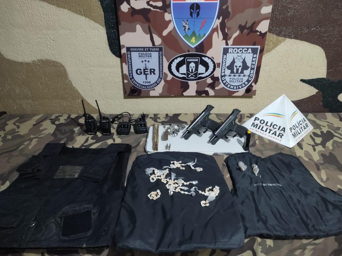 Dois adolescentes foram presos por tráfico de drogas no Sagrado Coração de Jesus