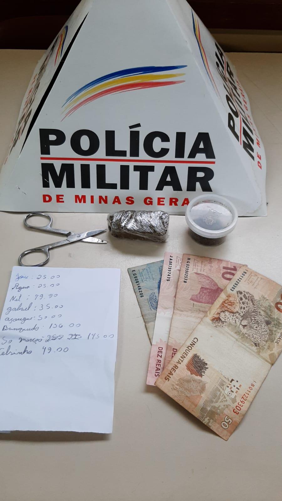 Dois homens são presos por tráfico de drogas em Barbacena
