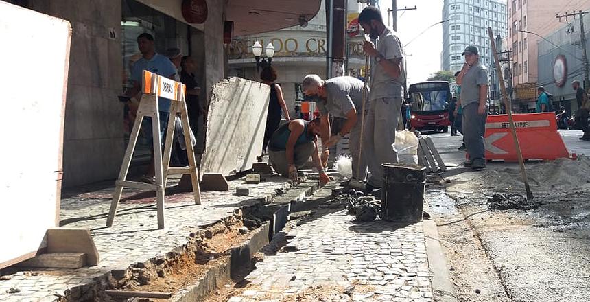 O Programa Boniteza da Prefeitura de Juiz de Fora (PJF) opera em 144 intervenções nesta segunda-feira, 27.