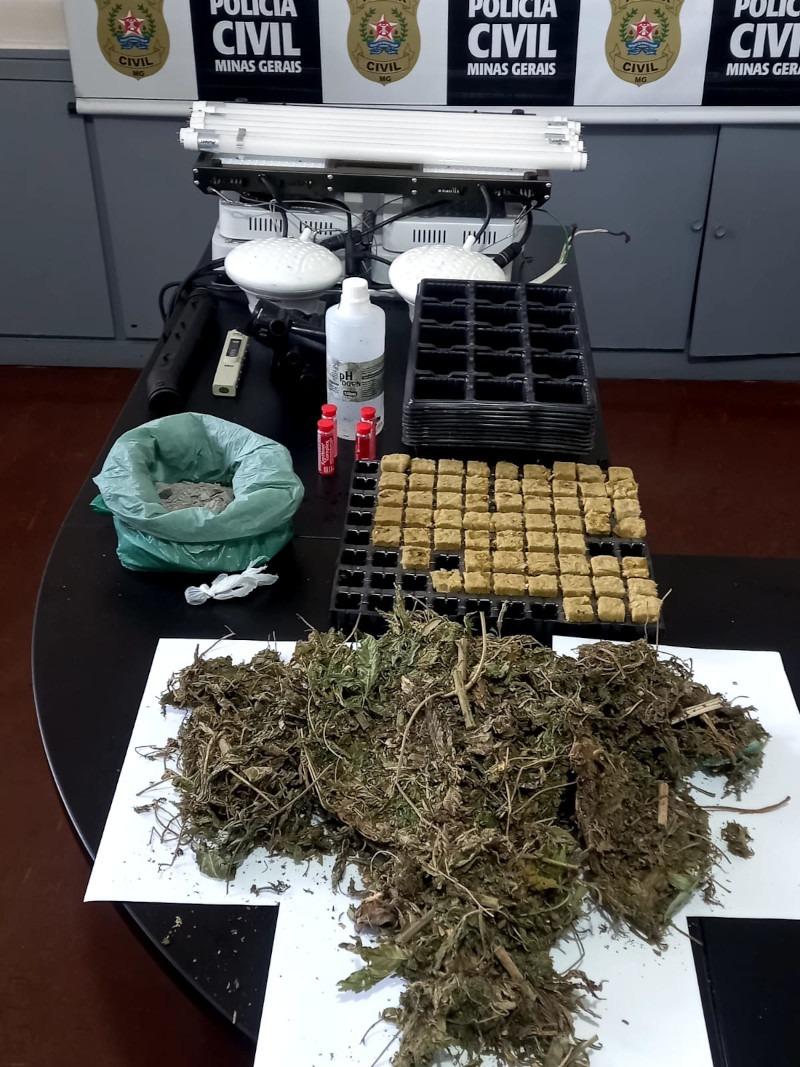 Polícia Desmantela laboratório de drogas em Conselheiro Lafaiete