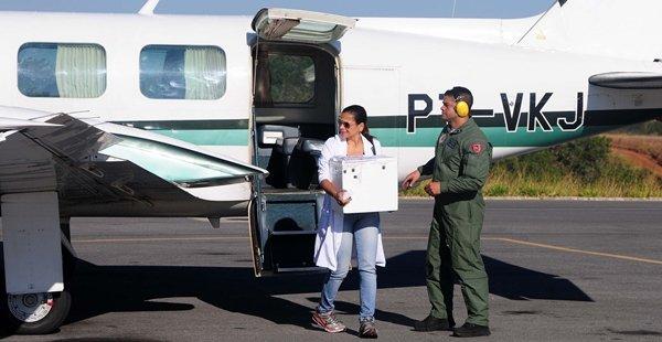 Três aeronaves do Governo de Minas foram usadas em uma das maiores operações do MG Transplantes dos últimos anos