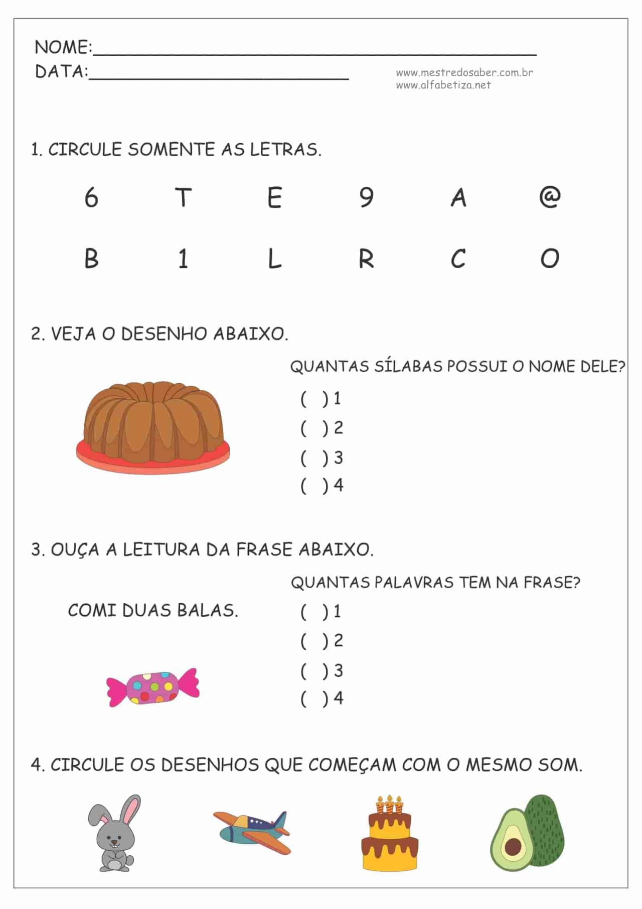 Atividades de Matemática Educação Infantil - Educação Infantil - Aluno On