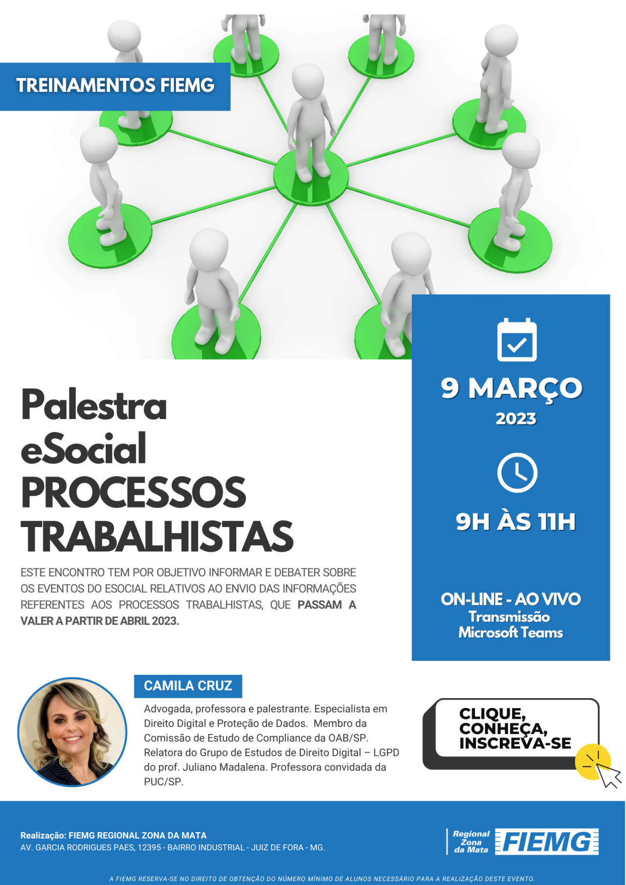 FIEMG promove palestra sobre eSocial e processos trabalhistas