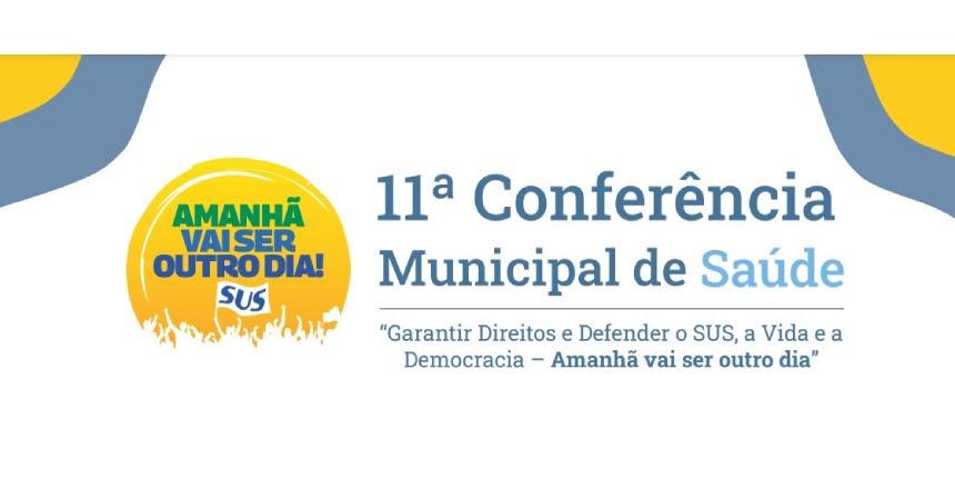 Inscrições para a 11ª Conferência Municipal de Saúde estão abertas