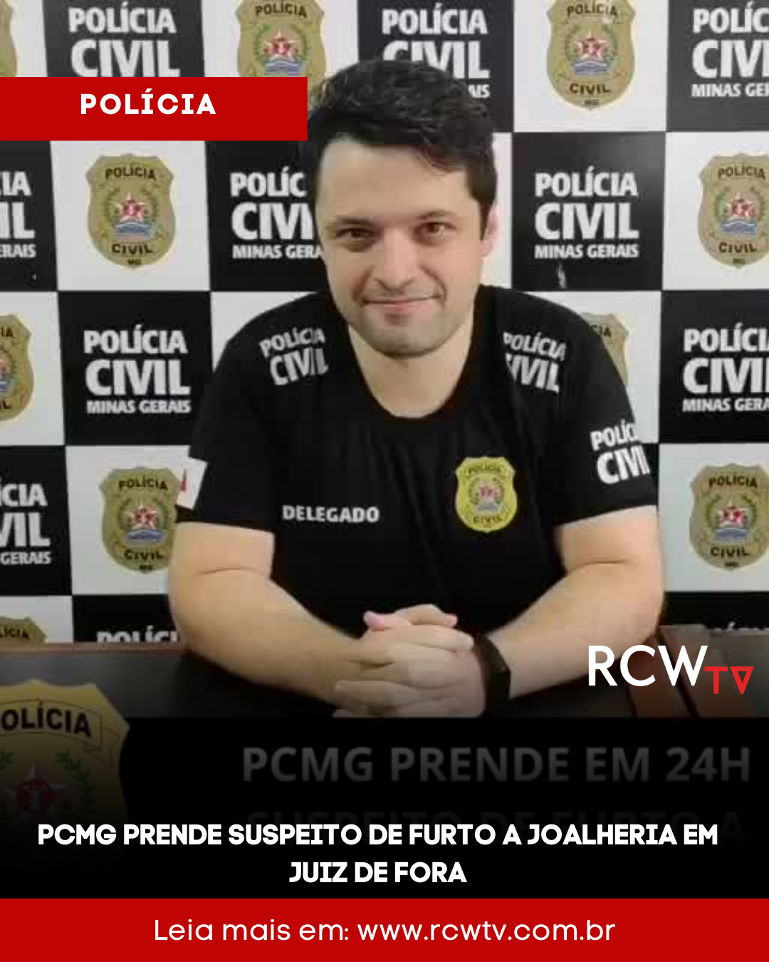 PCMG prende suspeito de roubo a joalheria em Juiz de Fora