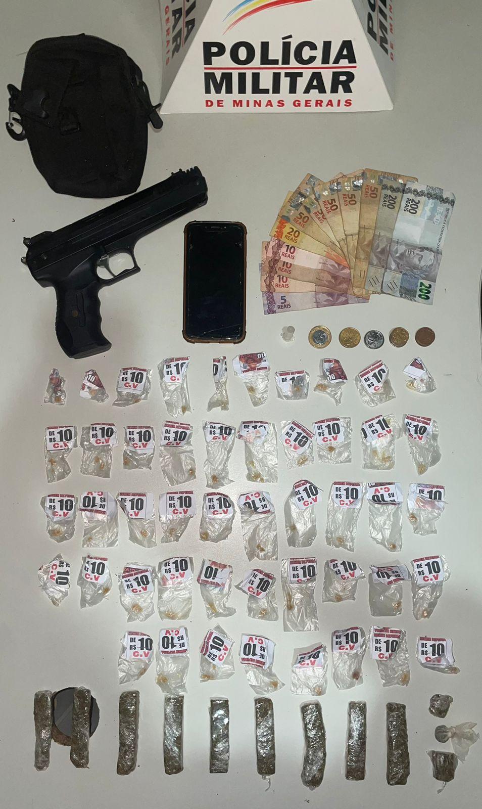 PM prende suspeitos por tráfico de drogas em SANTA CRUZ DE MINAS, BARROSO, SÃO JOÃO DEL-REI e ANDRELANDIA