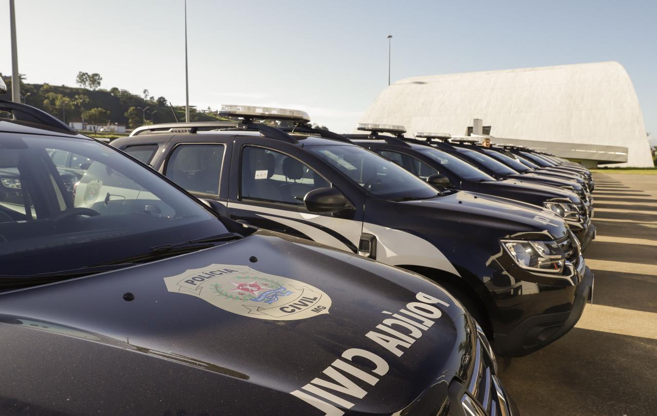 Polícia Civil recebe 131 novas viaturas para reforçar segurança em Minas