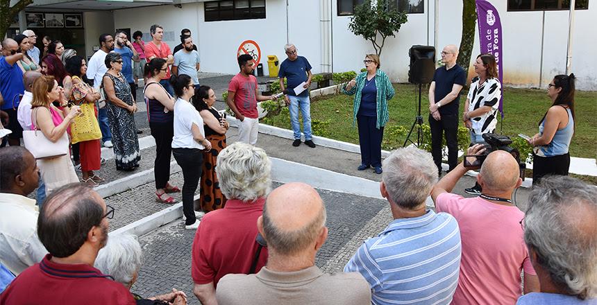 Prefeitura realiza ato simbólico e fortalece movimento pela Democracia